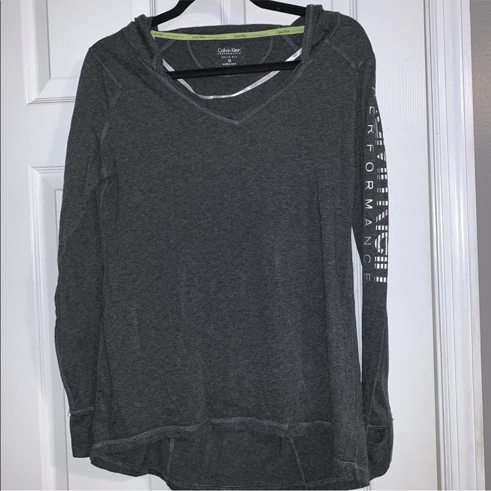 CK hooded long sleeve